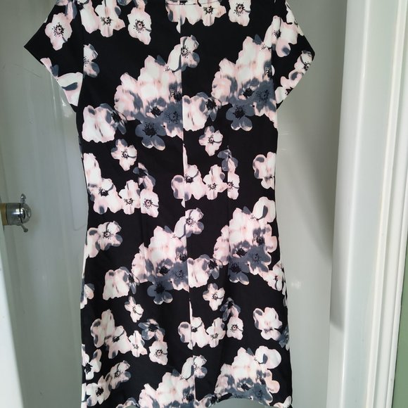 Laura Petites, size small, pink floral dress - Picture 3 of 3